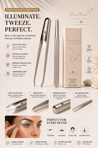 Pure Muse™ LED Precision Tweezer