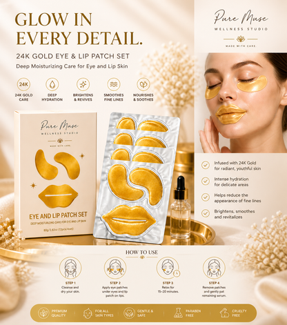 Pure Muse™ Glow Eye & Lip Patch Set